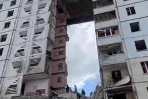 В результате атаки ВСУ в Белгороде обрушился дом
